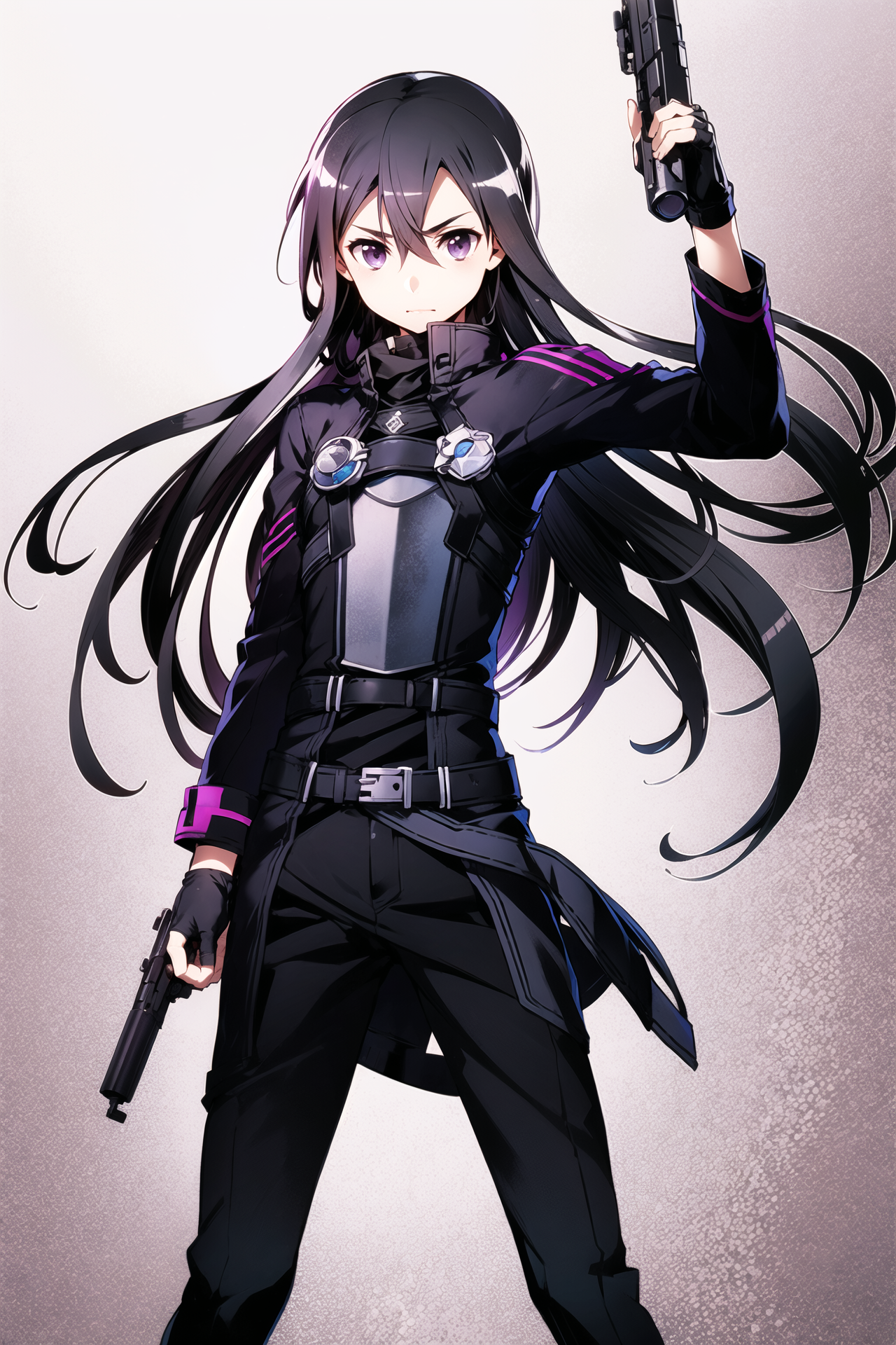 10072-2934477663-kirito, long hair, 1boy, solo,(black hair_1.5), breastplate, armor, fingerless gloves, male focus, gloves, otoko no ko, purple e.png